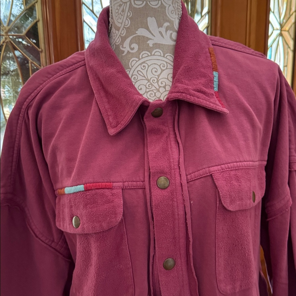 SUNDANCE WESTERN SHIRT EMBROIDERED, SNAP DOWN, LIKE NEW SIZE M